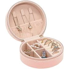 ROUND JEWELLRY ORGANIZER BOX (ST-102)